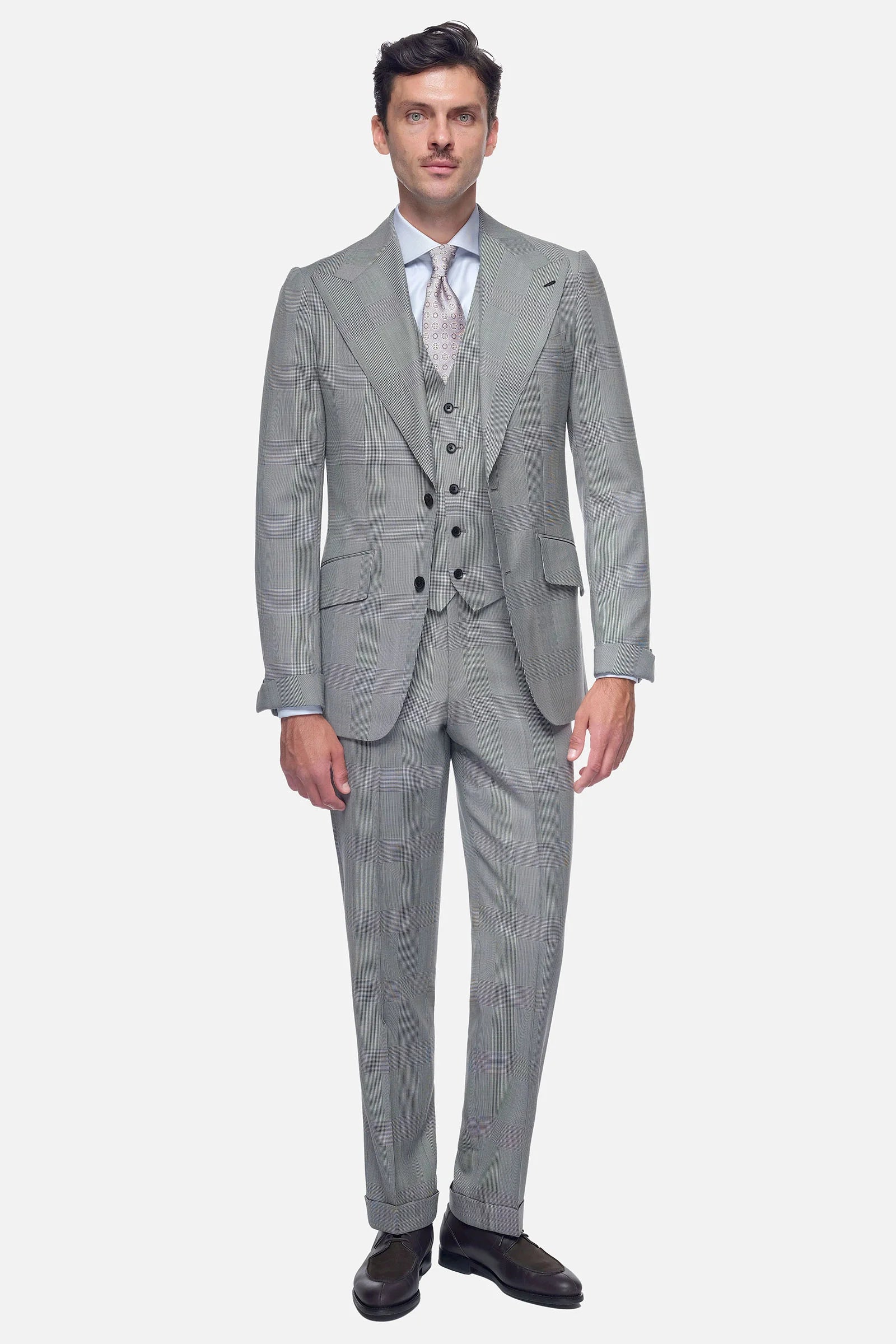 Subtle Prince of Wales Trousers