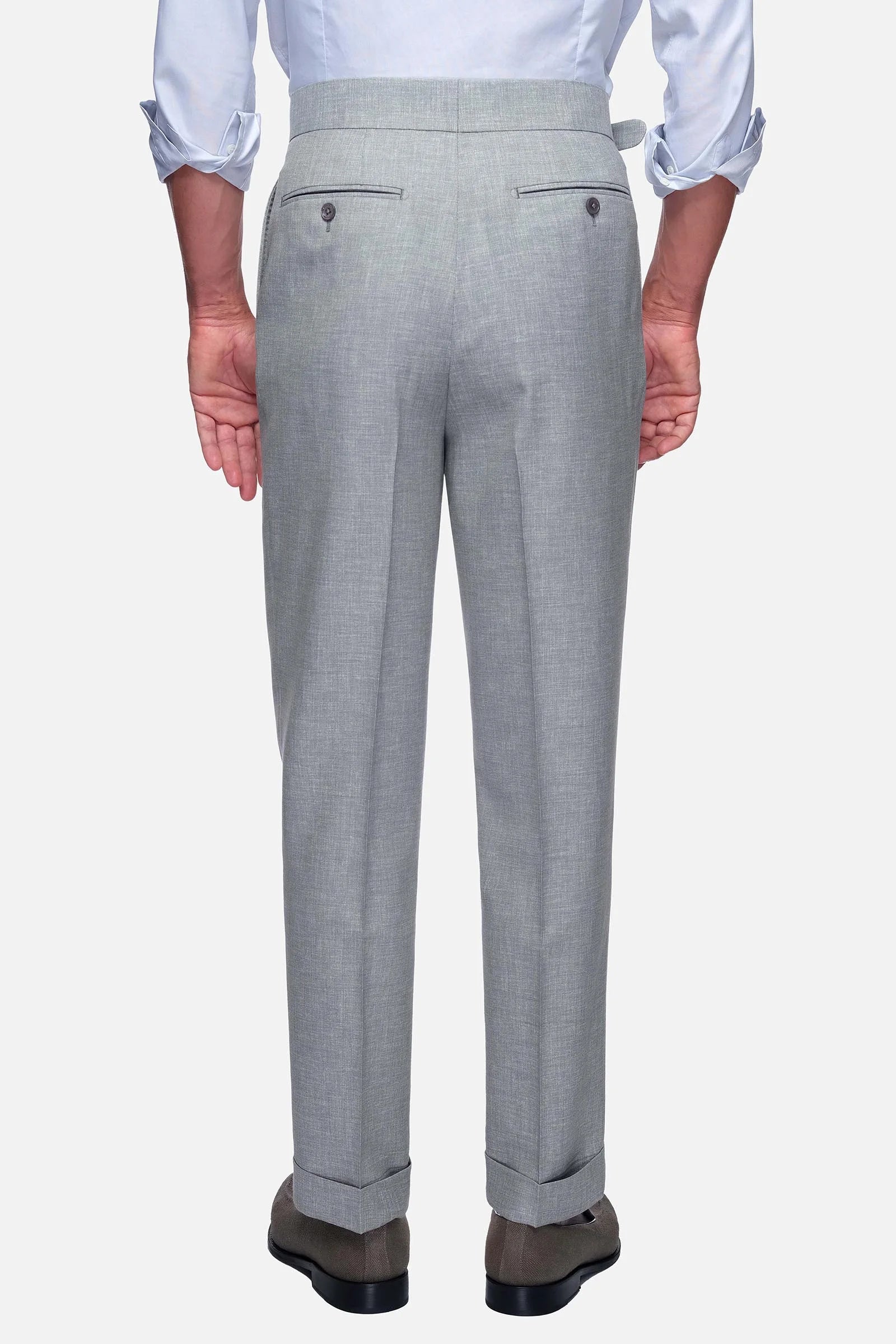Light Grey Fresco Trousers