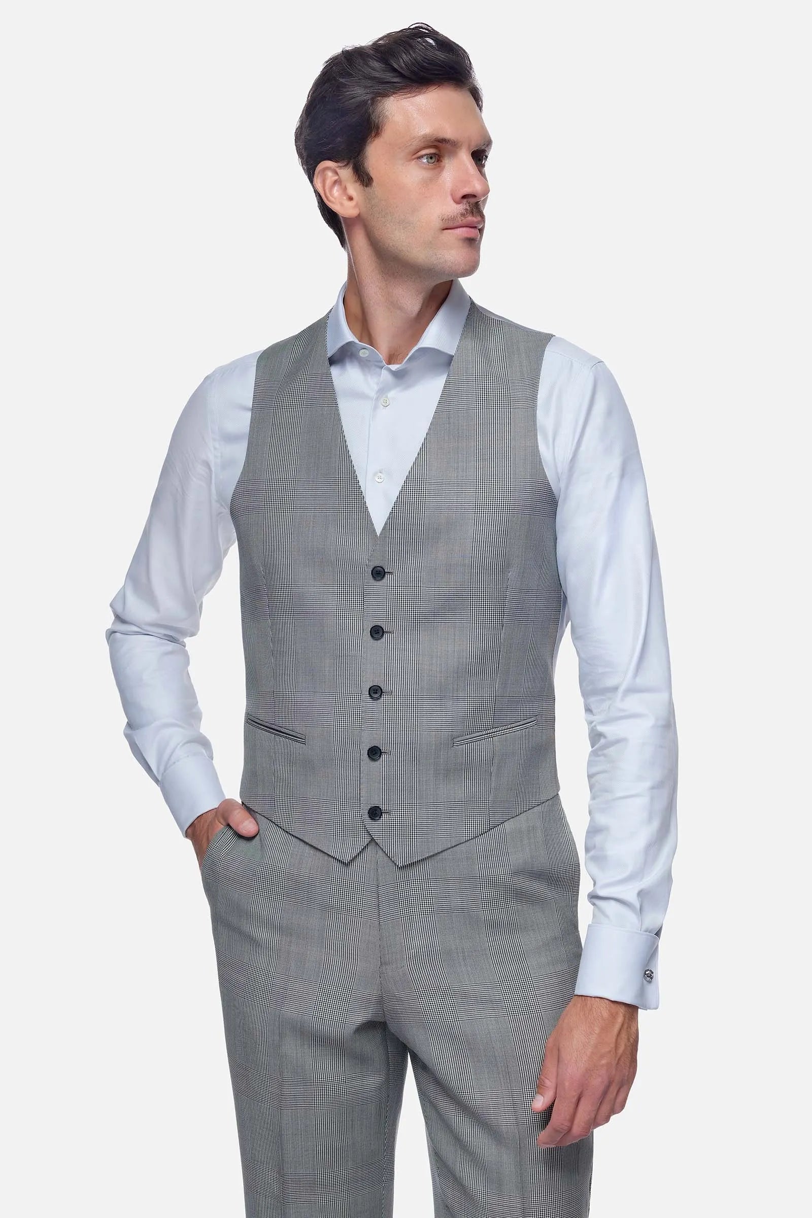 Subtle Prince of Wales Suit