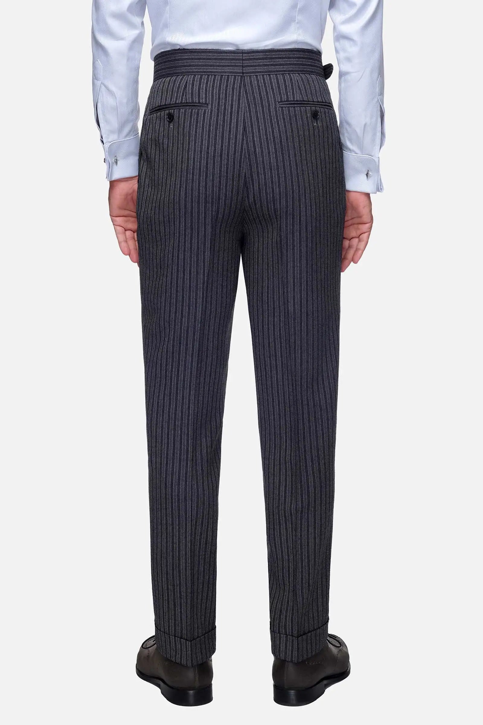 DB Black & Grey Stripes Suit