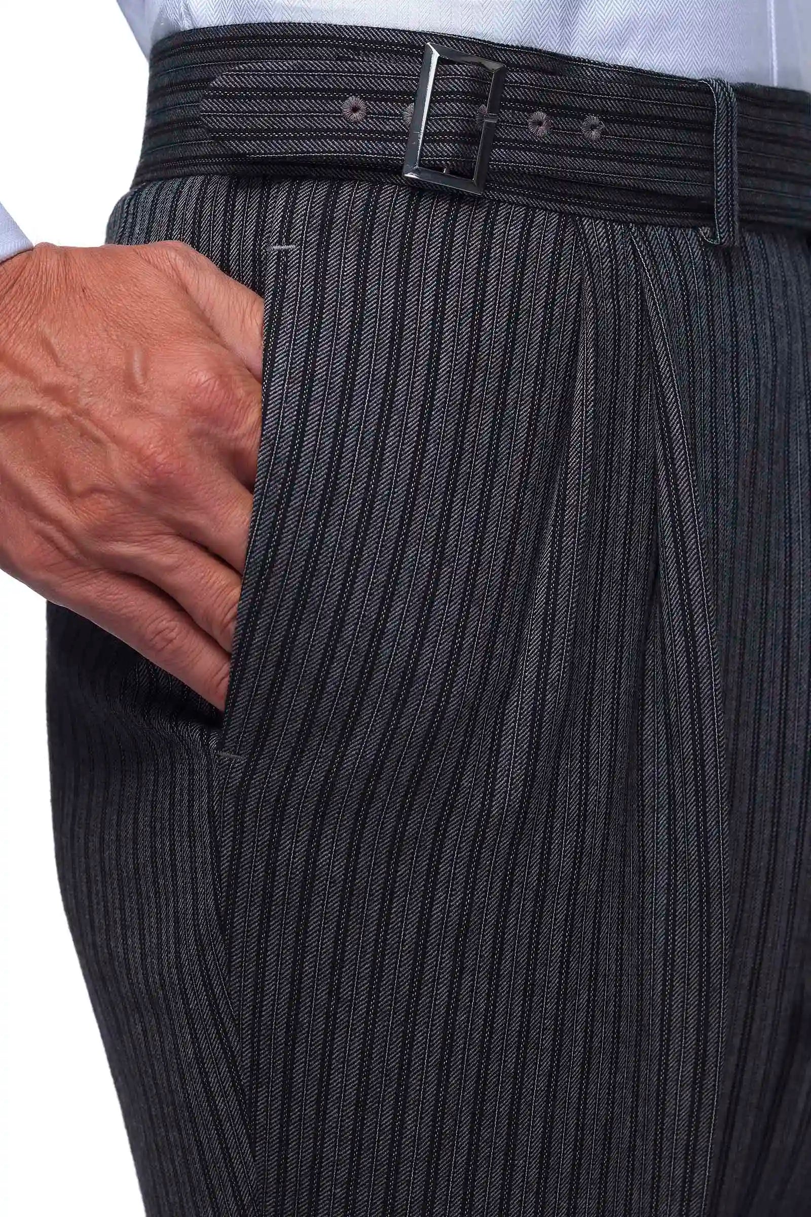 DB Black & Grey Stripes Suit