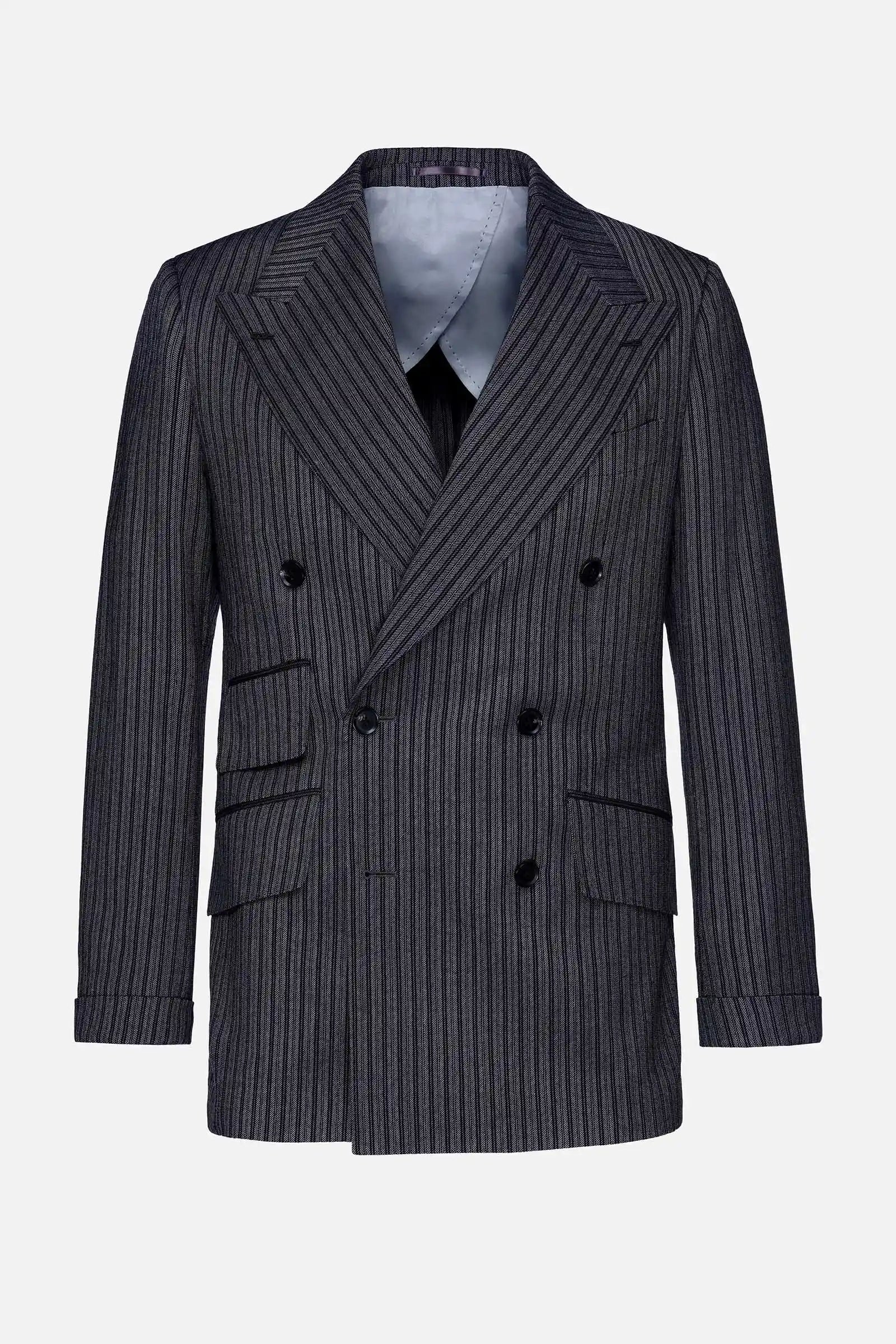 DB Black & Grey Stripes Suit