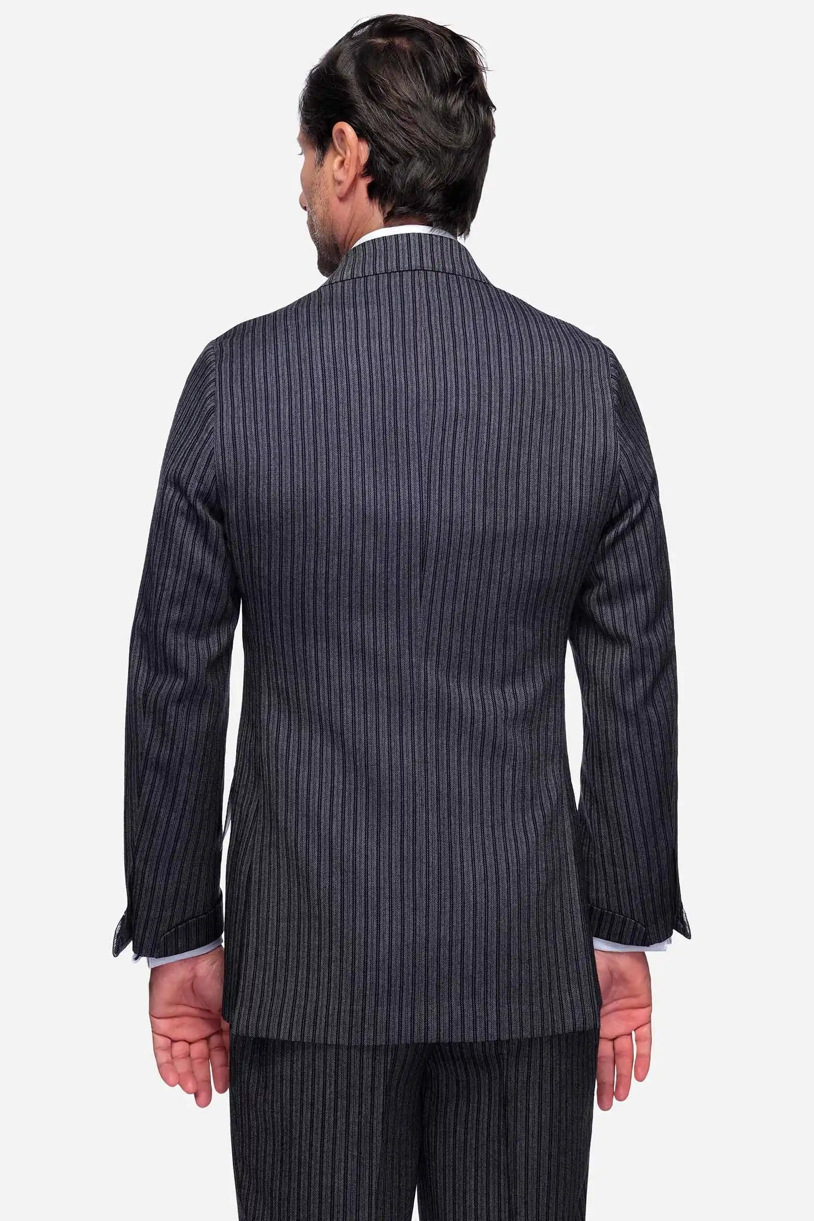 DB Black & Grey Stripes Suit