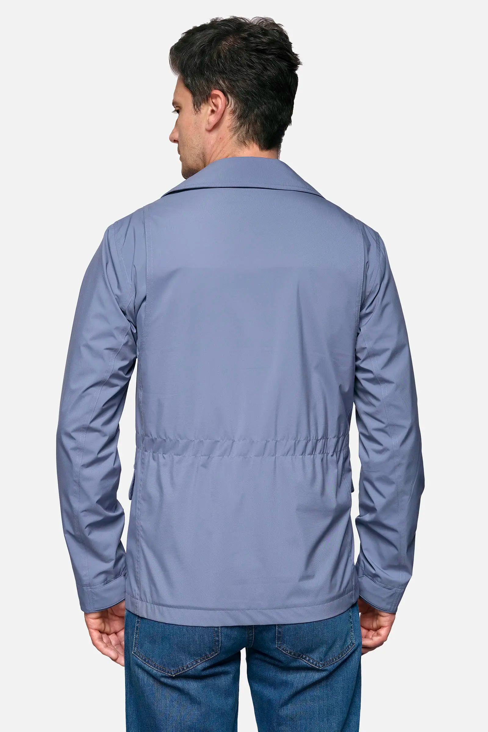 Field jacket albastru din Olmetex